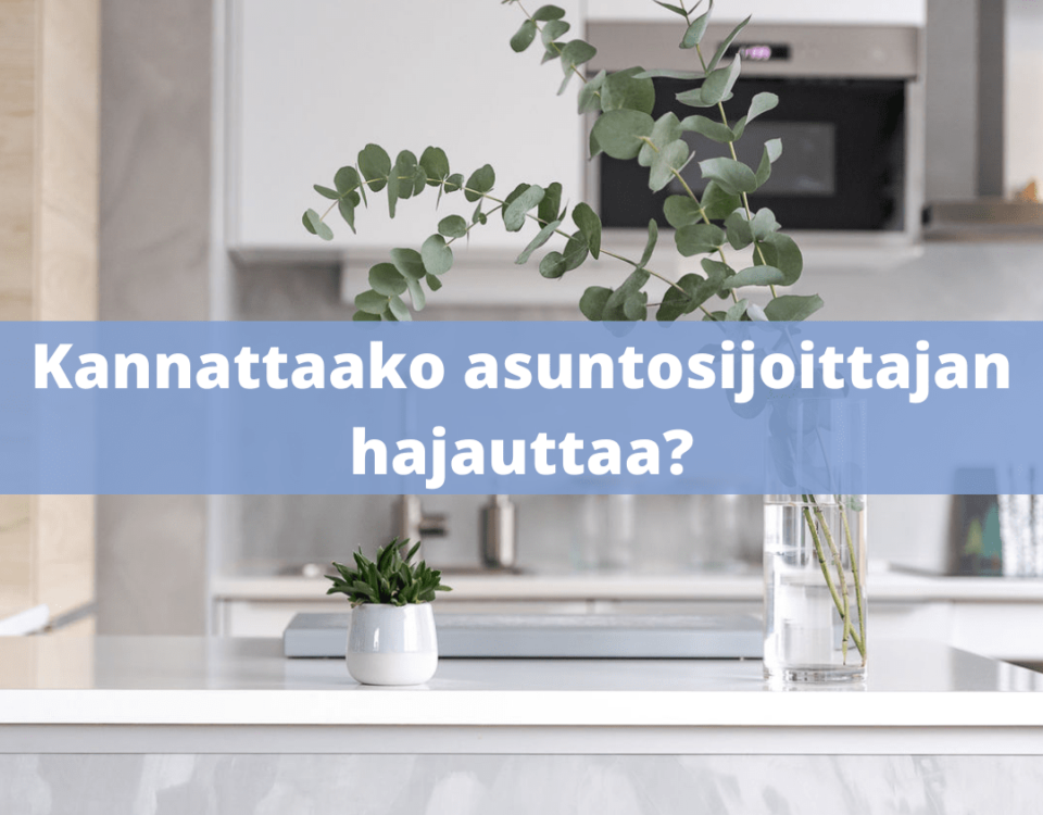 Kannattaako asuntosijoittajan hajauttaa