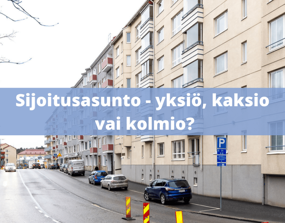 Sijoitusasunto - yksiö, kaksio vai kolmio